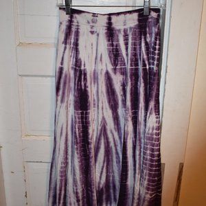Purple Tie Dye Skirt